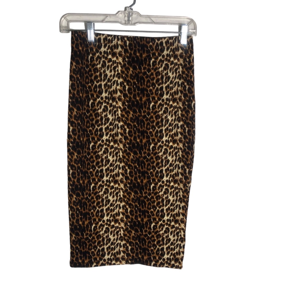 The Buckle stretch elastic waist animal print pencil skirt. Sz Large. New